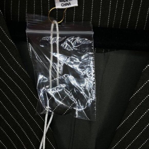 Wild Honey Jumpsuit Wide Leg Pinstripe New Y - Picture 11 of 14